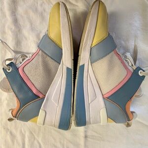 Colorful High-Top Sneakers